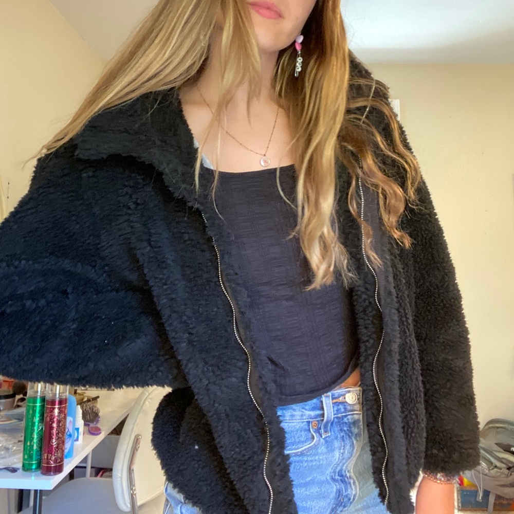 black teddy jacket